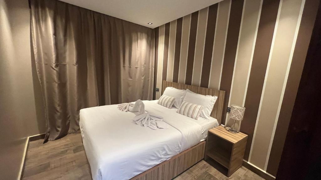 Postel nebo postele na pokoji v ubytování Appartement 3 vue sur mer