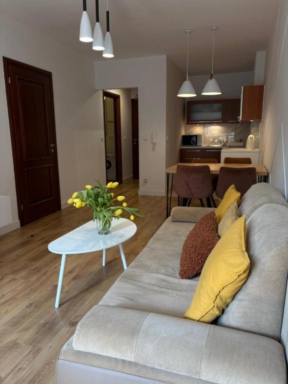 Posedenie v ubytovaní Apart4You Apartamenty Bulwary25