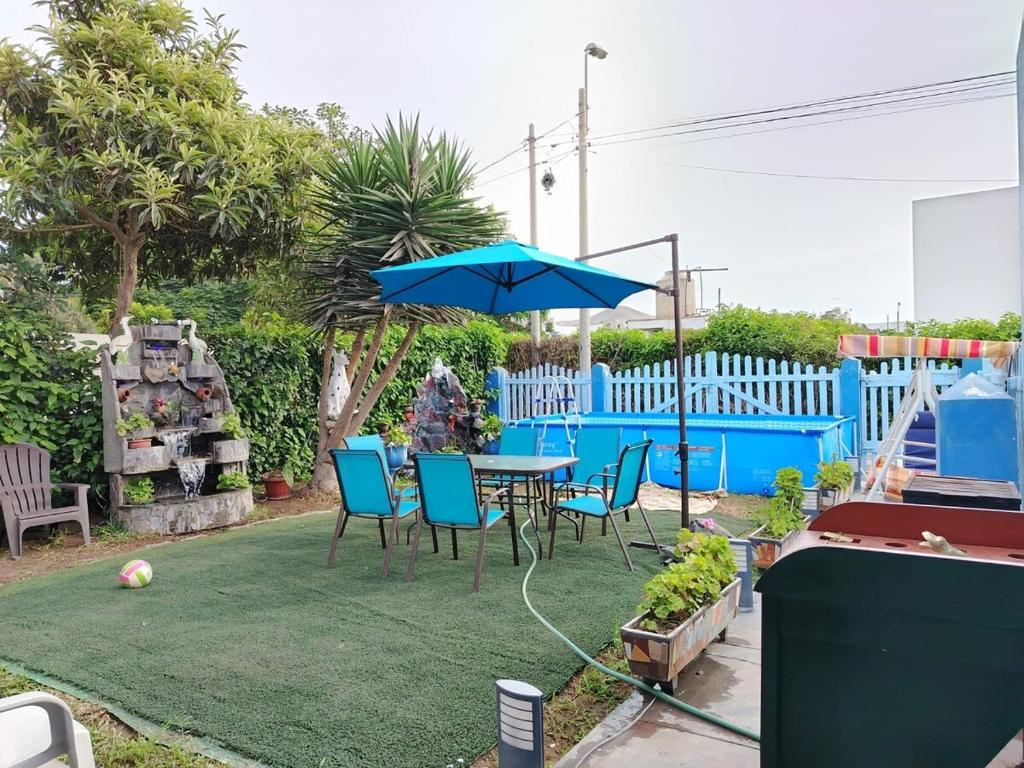 Gallery image of Casa de playa con piscina y parrilla in Santa Rosa