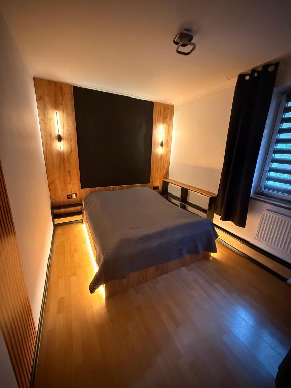 Postel nebo postele na pokoji v ubytování Siedlisko jura Florek