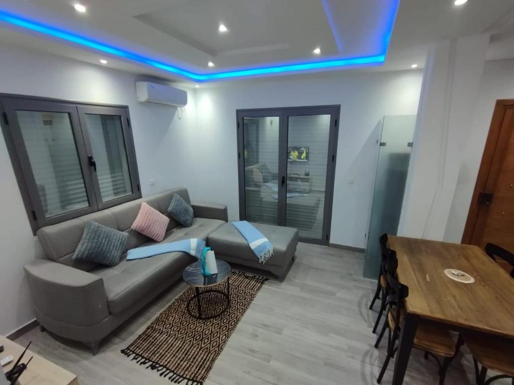 Posezení v ubytování Résidence Inès Djerba Appartements VIP