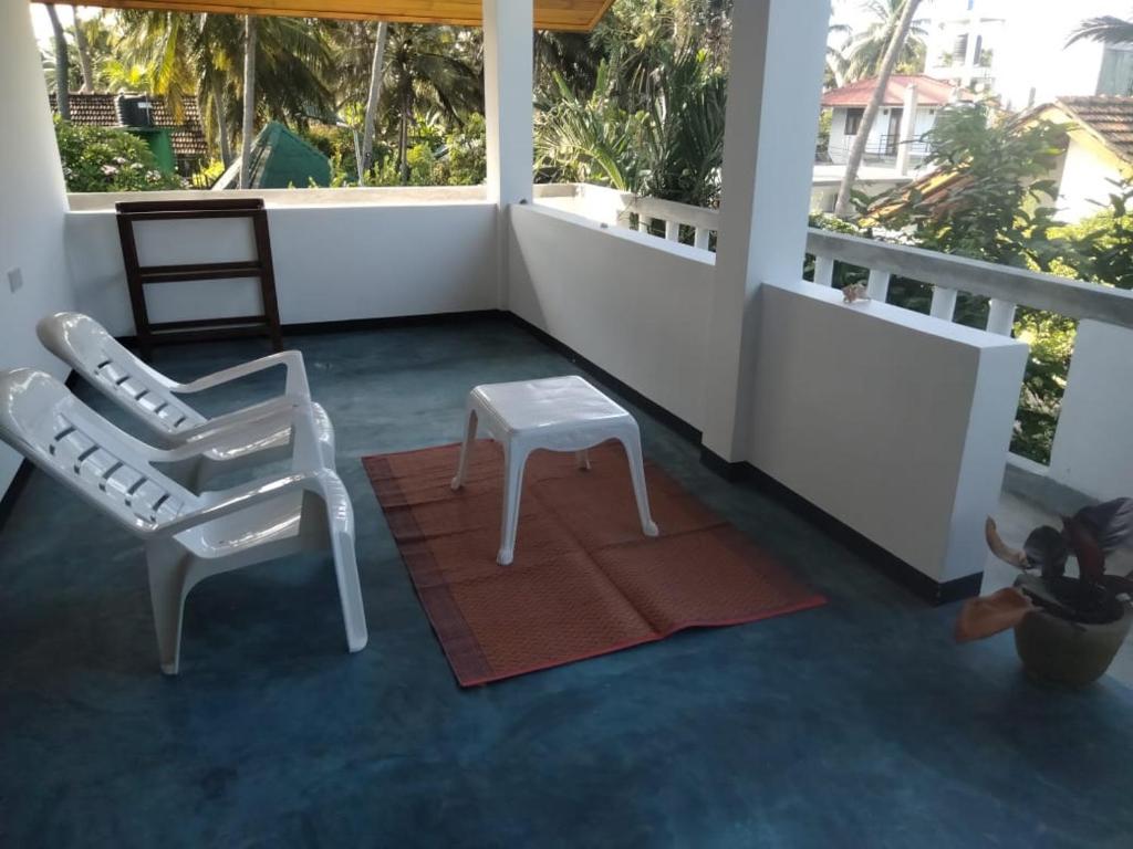 Balkón nebo terasa v ubytování Bella Nilaveli Beach