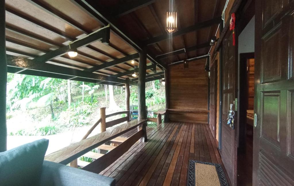 Posezení v ubytování Naluyan Jungle Lodge