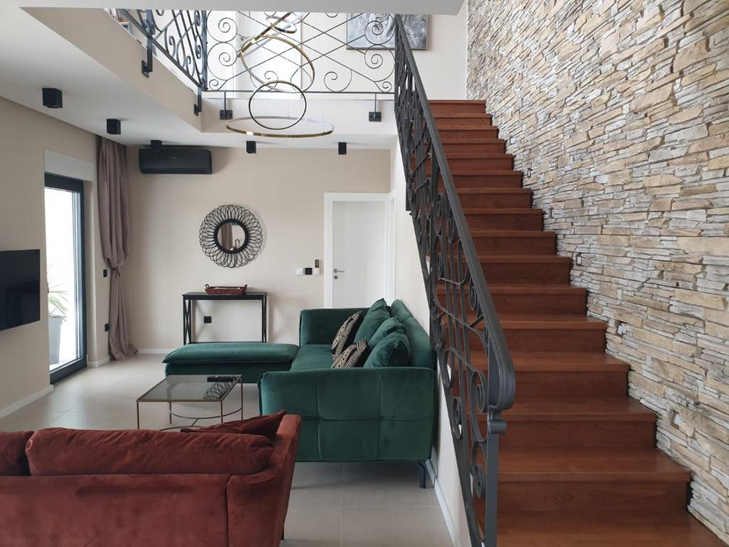 Posezení v ubytování Villa Allure