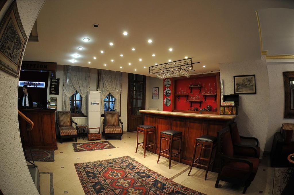 Χώρος καθιστικού στο Antikhan Hotel
