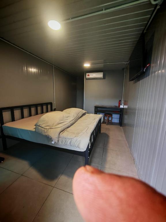 Postel nebo postele na pokoji v ubytování deLotus Villa