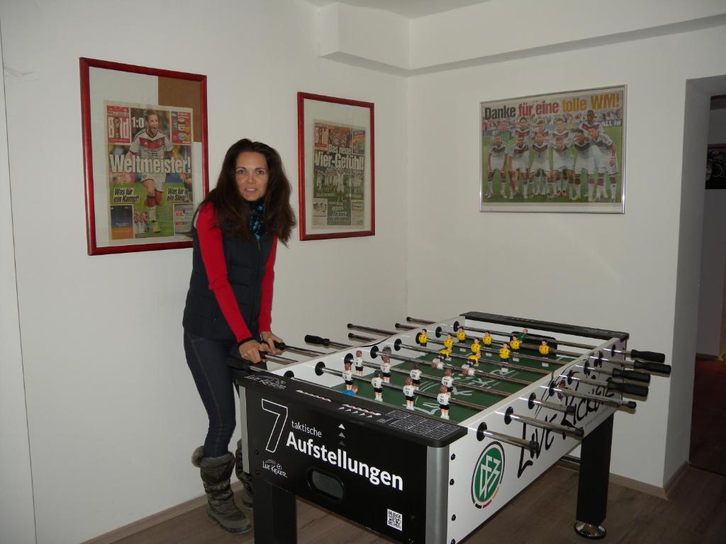 Herní místnost v ubytování Hostel Goslar