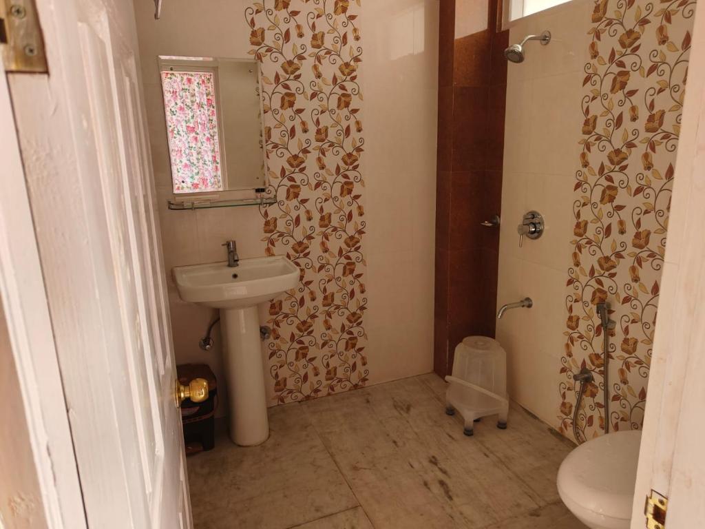 Koupelna v ubytování Hotel Sudrishya