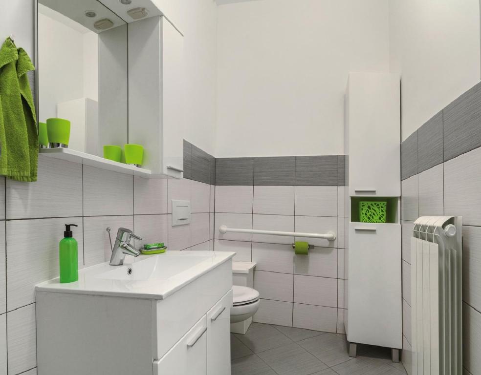 Koupelna v ubytování Casa Mareva