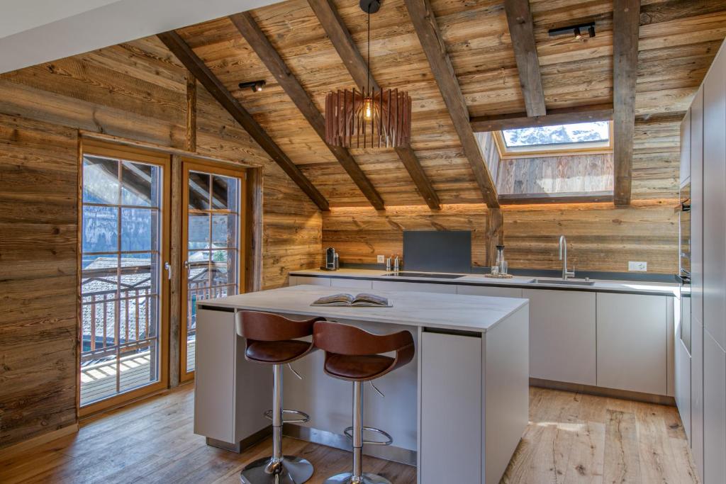 Kuchyň nebo kuchyňský kout v ubytování Hlianthme, The Lofty Penthouse