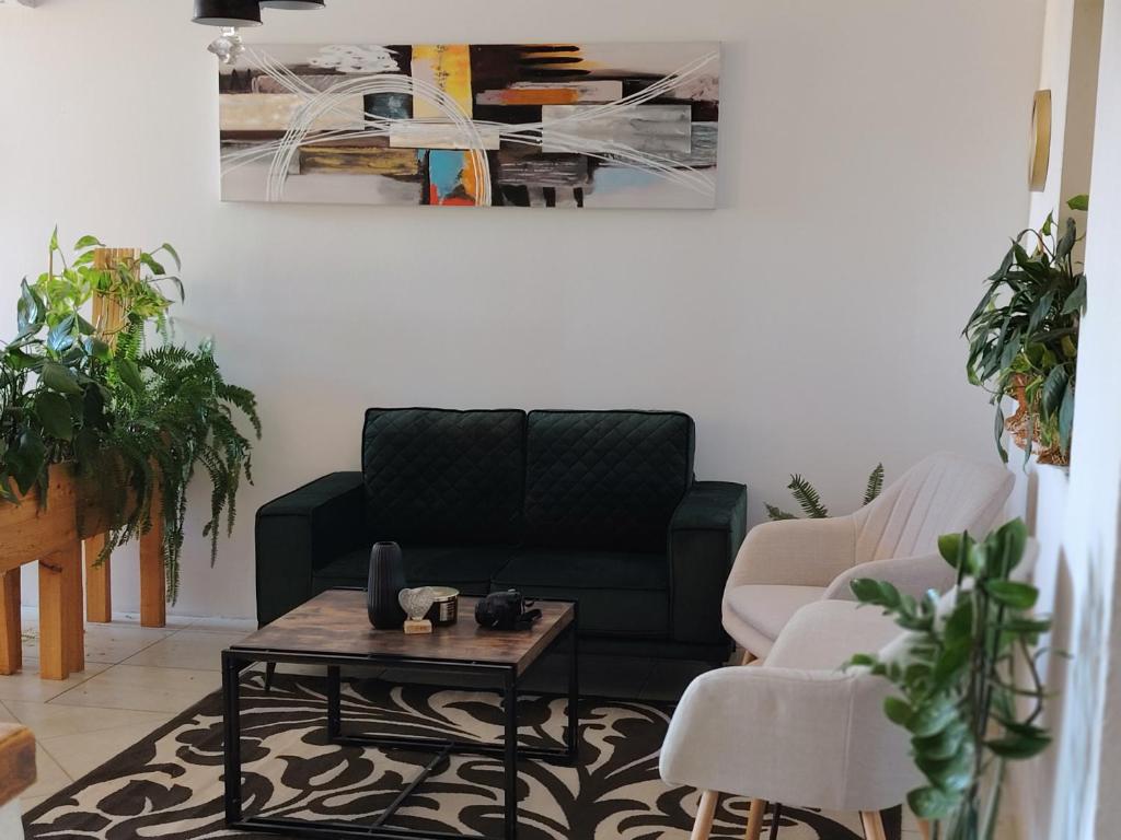 Posezení v ubytování B&B Buzolic