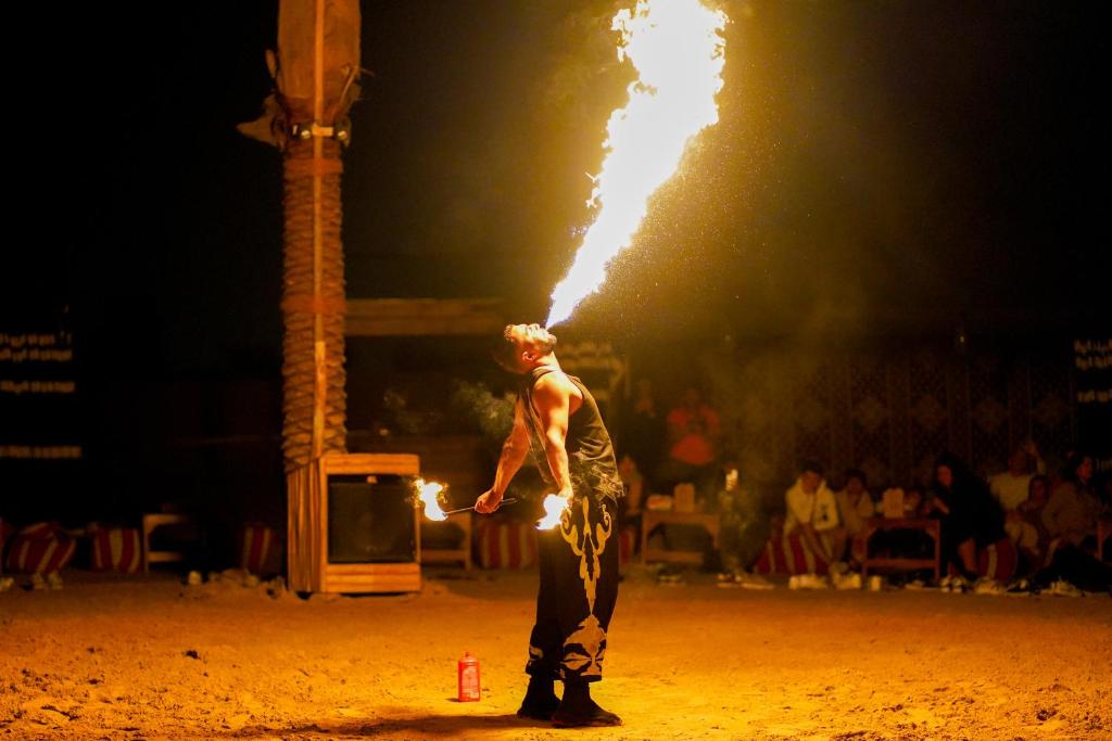 Hosté ubytování Al Marmoom Oasis Luxury Tents and Bedouin Experience