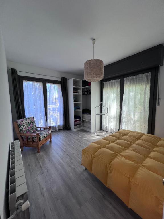 A seating area at Appartamento in Villa Storica