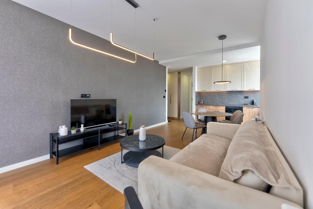 TV a/nebo společenská místnost v ubytování Modena Resort Spa & Wellness Zlatibor