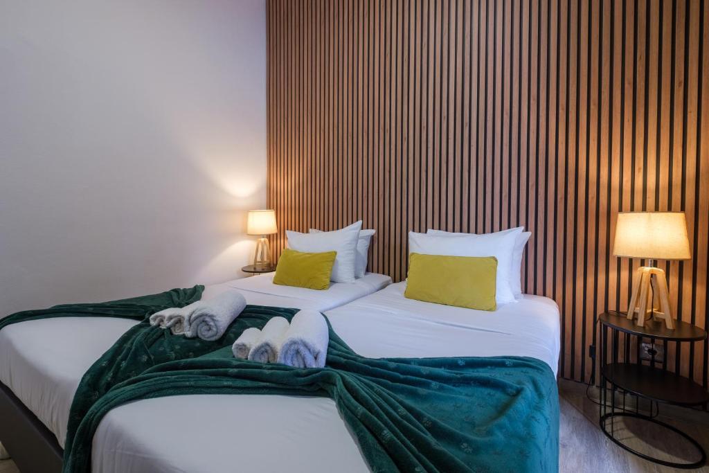 Victória Guest Houseにあるベッド