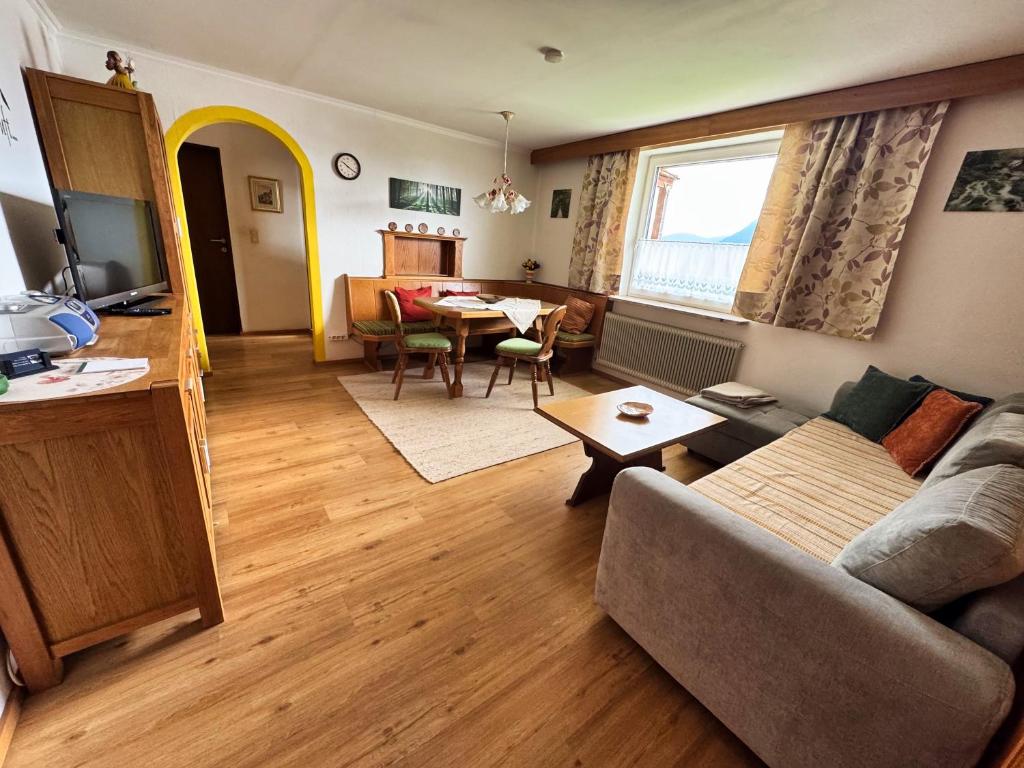 Posezení v ubytování Panorama-Ferienwohnung Isser