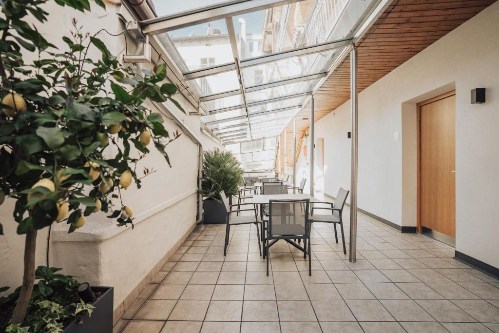 Balkón nebo terasa v ubytování Feichter Hotel & Bistro
