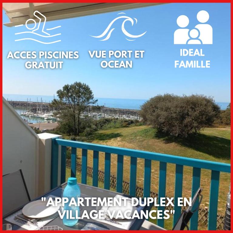 un panneau indiquant appartement duplex ev village vanches dans l'établissement 