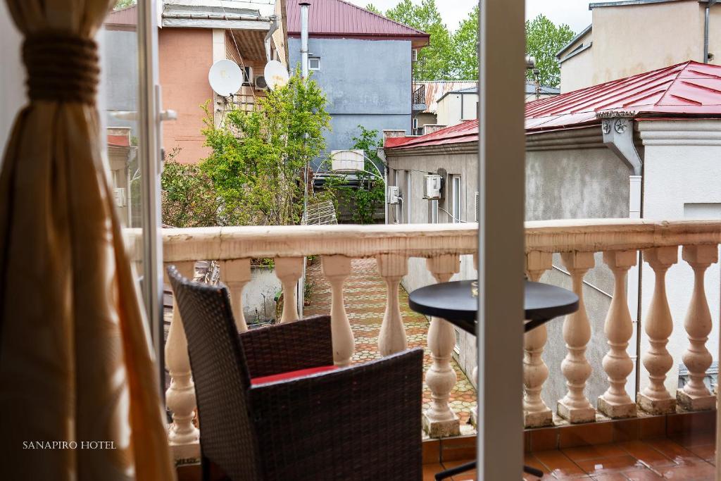 Balkón nebo terasa v ubytování Sanapiro Hotel