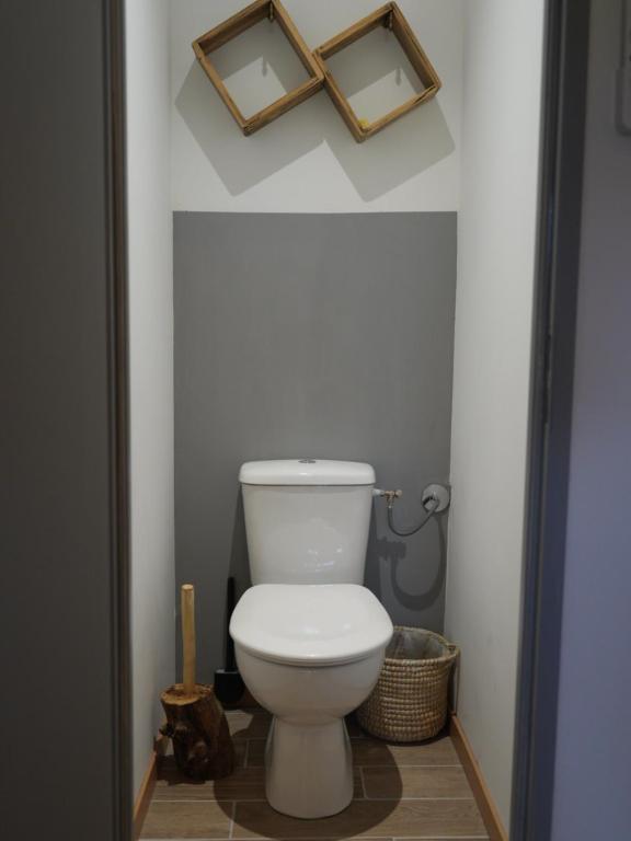 Koupelna v ubytování Chambre d hôtes Atelier de Jean Paul