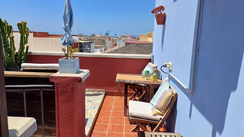 Balkon lub taras w obiekcie Modern house with 2 bedrooms near the beach