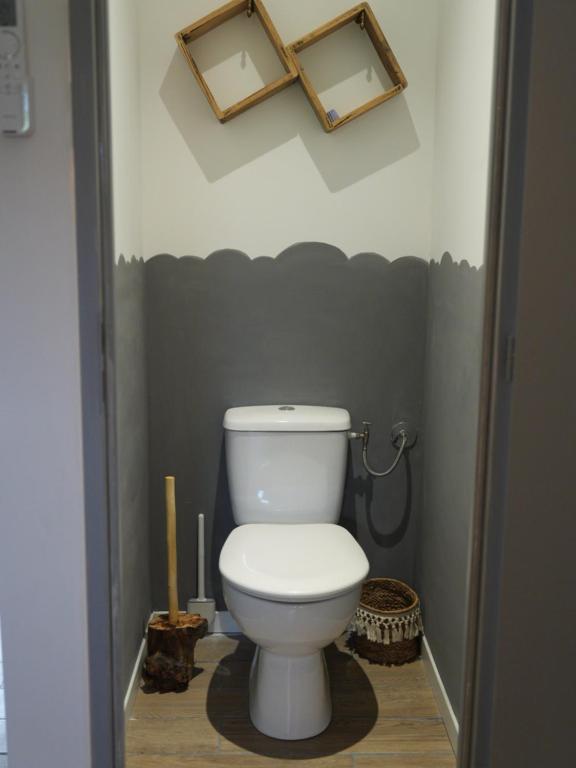 Koupelna v ubytování Chambre d hôtes Atelier de Jean Paul