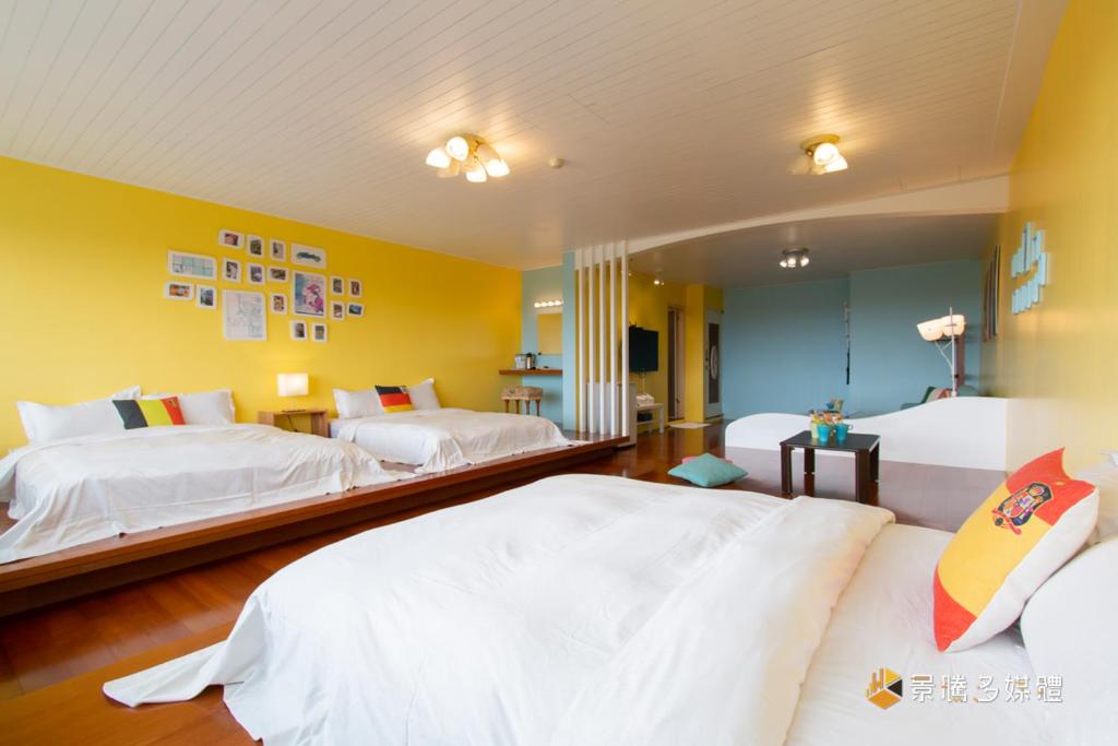 Postel nebo postele na pokoji v ubytování Pottery B&B