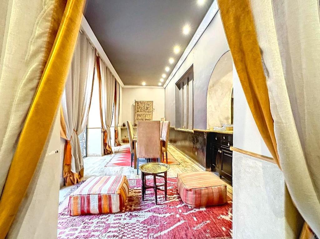 Postel nebo postele na pokoji v ubytování Le Riad Medina Privilège and Spa