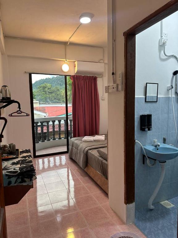Postel nebo postele na pokoji v ubytování Teresek View Motel