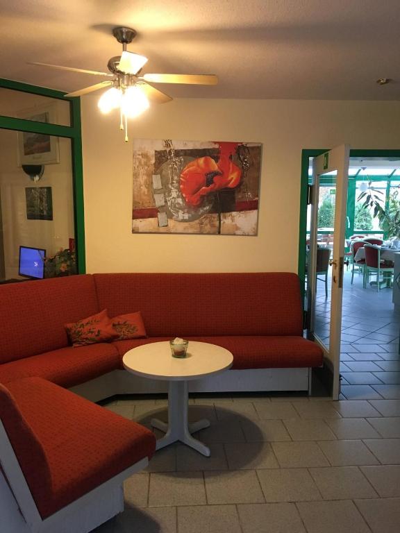 Posezení v ubytování Hotel Landsberg