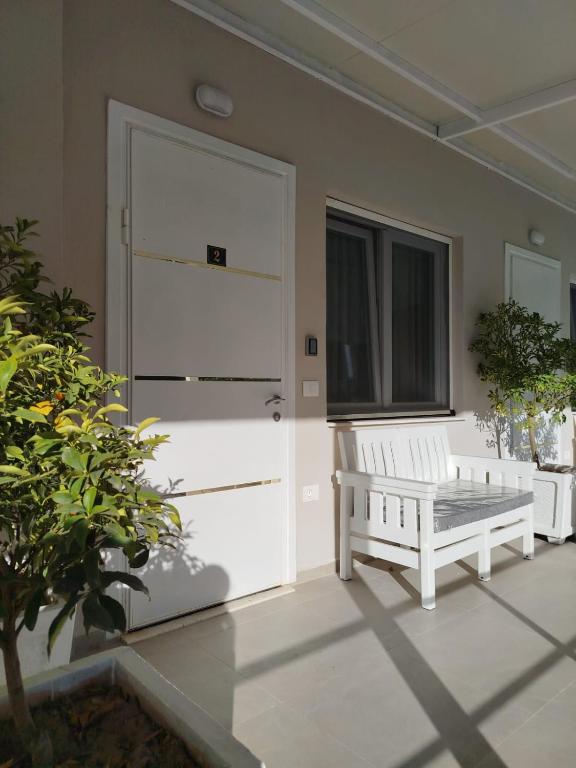 Balkón nebo terasa v ubytování VILA LILI Guest House - Berat