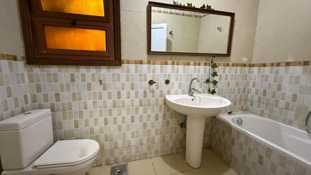 Koupelna v ubytování La Bella Casa Hostel