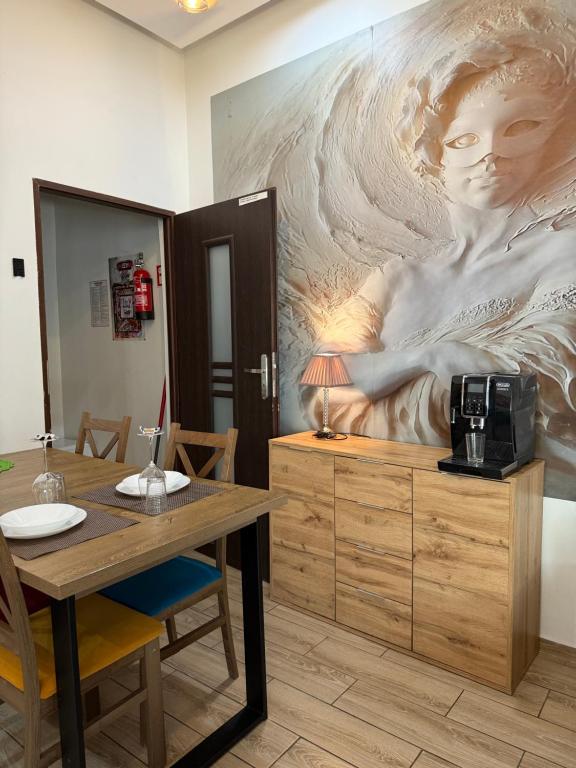 Príslušenstvo na prípravu kávy alebo čaju v ubytovaní Apartamenty Premium PRETTY WOMAN self check-in 24h - Bytom Chorzów Katowice