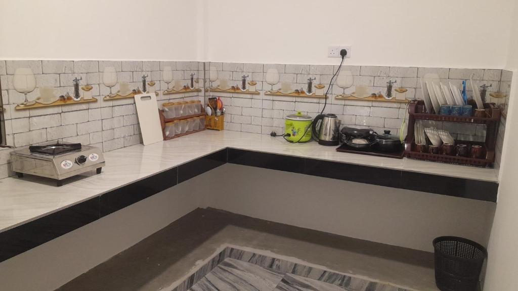 Kuchyň nebo kuchyňský kout v ubytování Theepan's Home