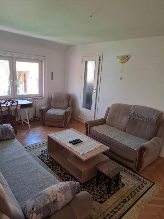 Posezení v ubytování Apartman Mickey