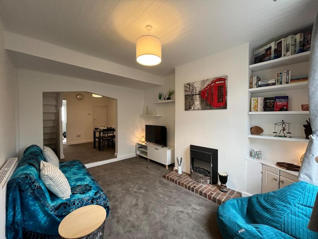 Posezení v ubytování Comfortable Townhouse in Willerby