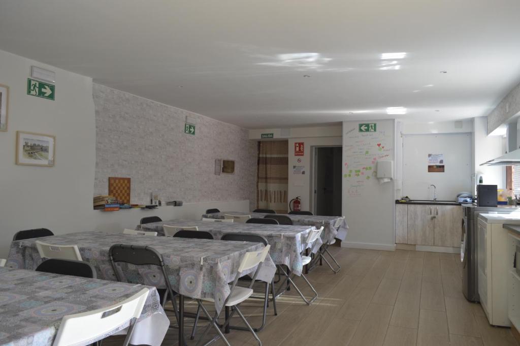 Kuchyň nebo kuchyňský kout v ubytování Albergue Gares