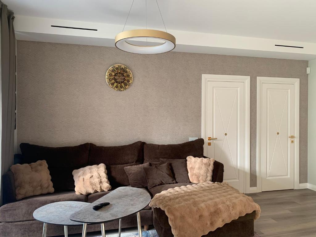 Posezení v ubytování Butas su terasa