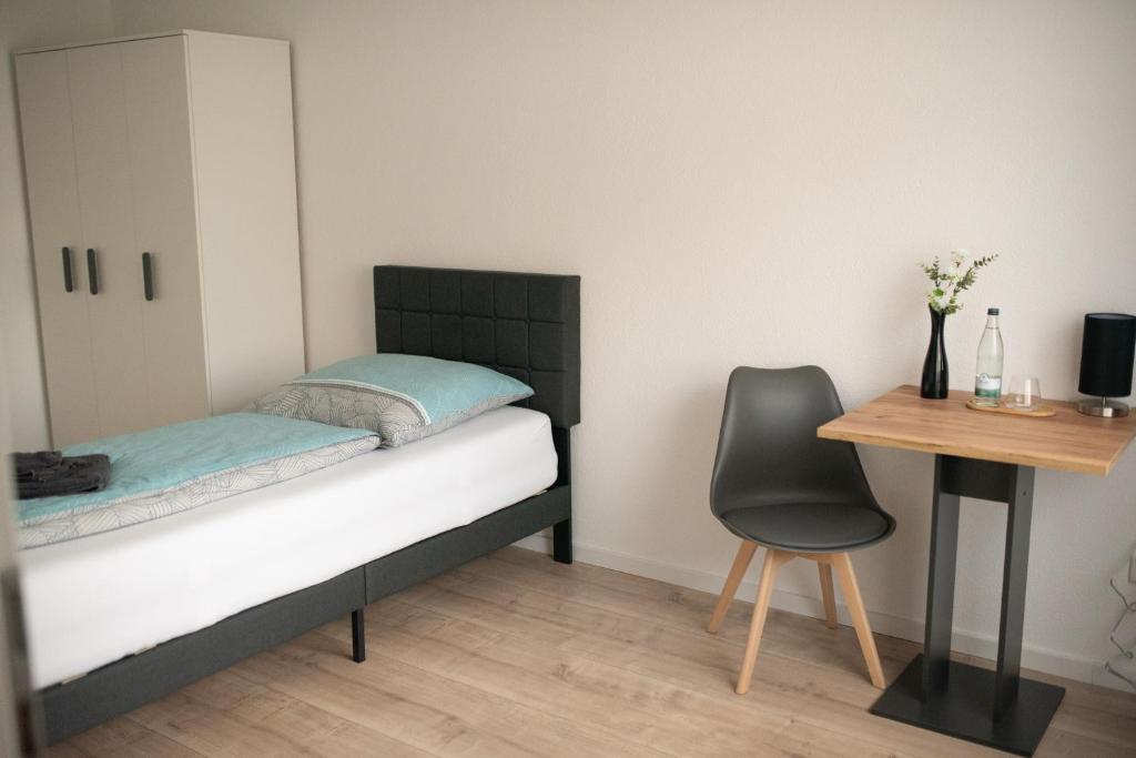 Postel nebo postele na pokoji v ubytování Ferienzimmer Albbruck