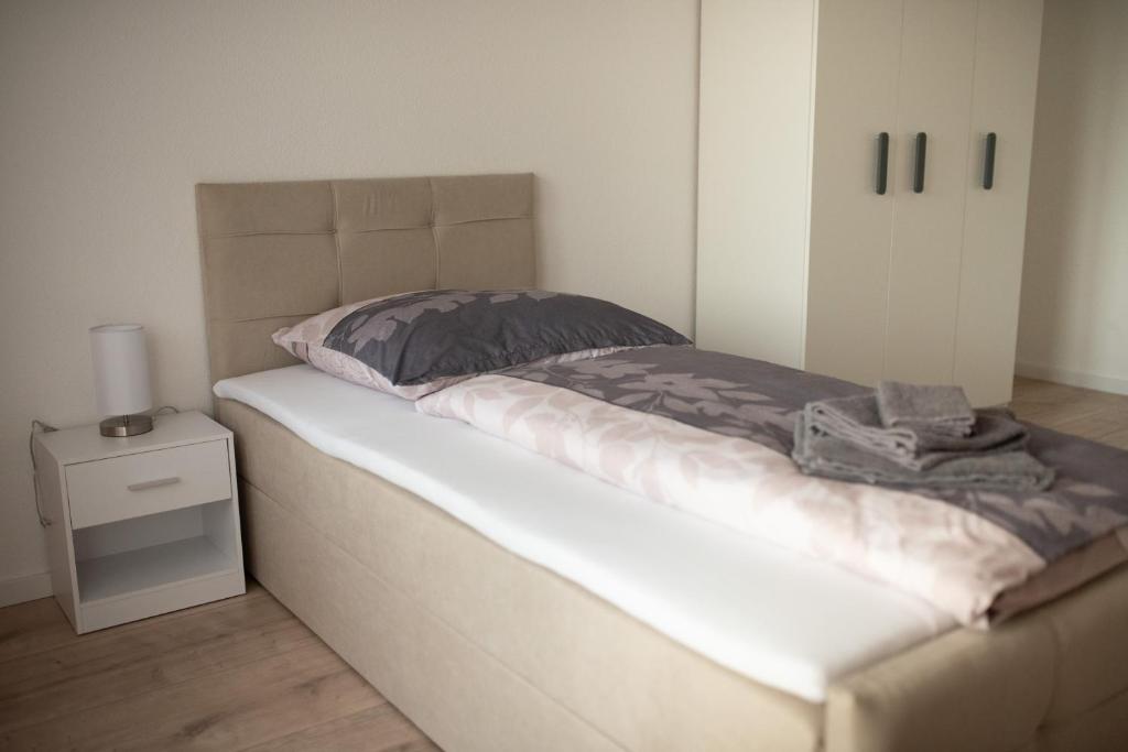 Postel nebo postele na pokoji v ubytování Ferienzimmer Albbruck