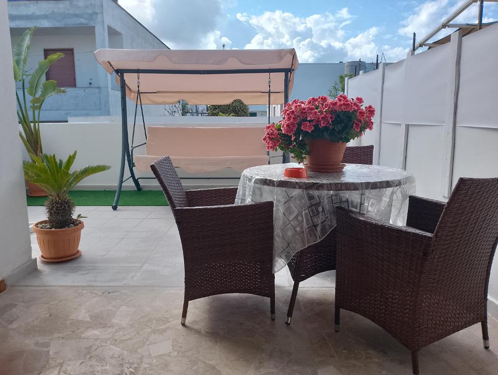 Balkón nebo terasa v ubytování casa al mare kalispera
