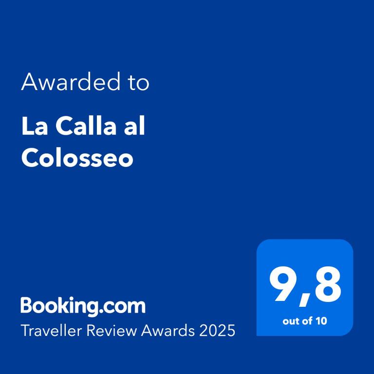 Certificato, attestato, insegna o altro documento esposto da La Calla al Colosseo