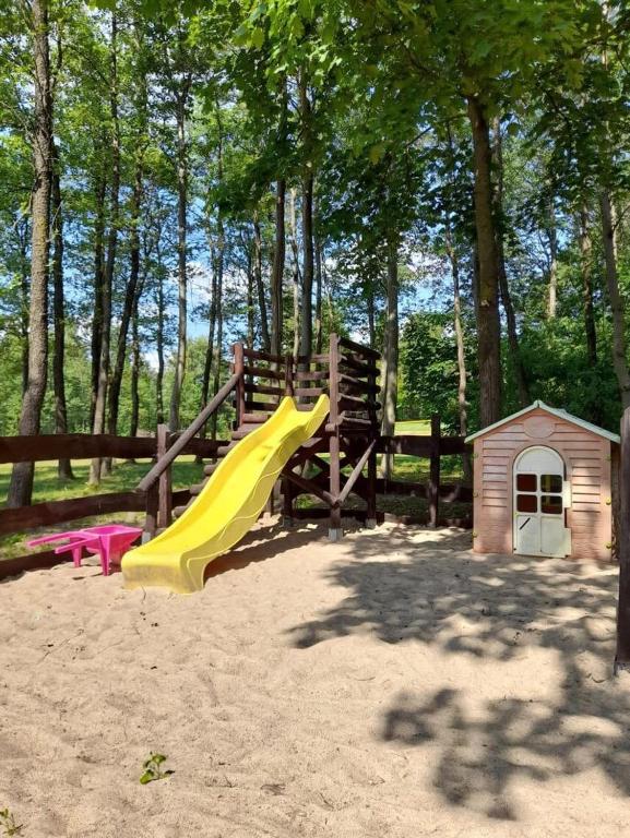 Detský kútik v ubytovaní Domek letniskowy nad Jez. Dadaj