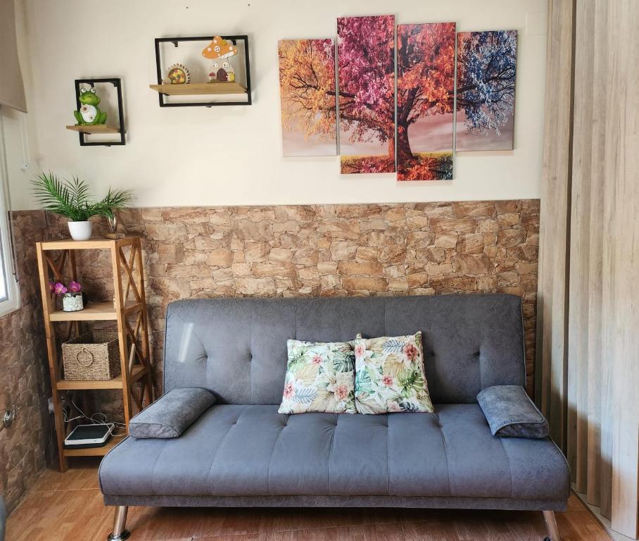 Χώρος καθιστικού στο Casa Las 4 Estaciones