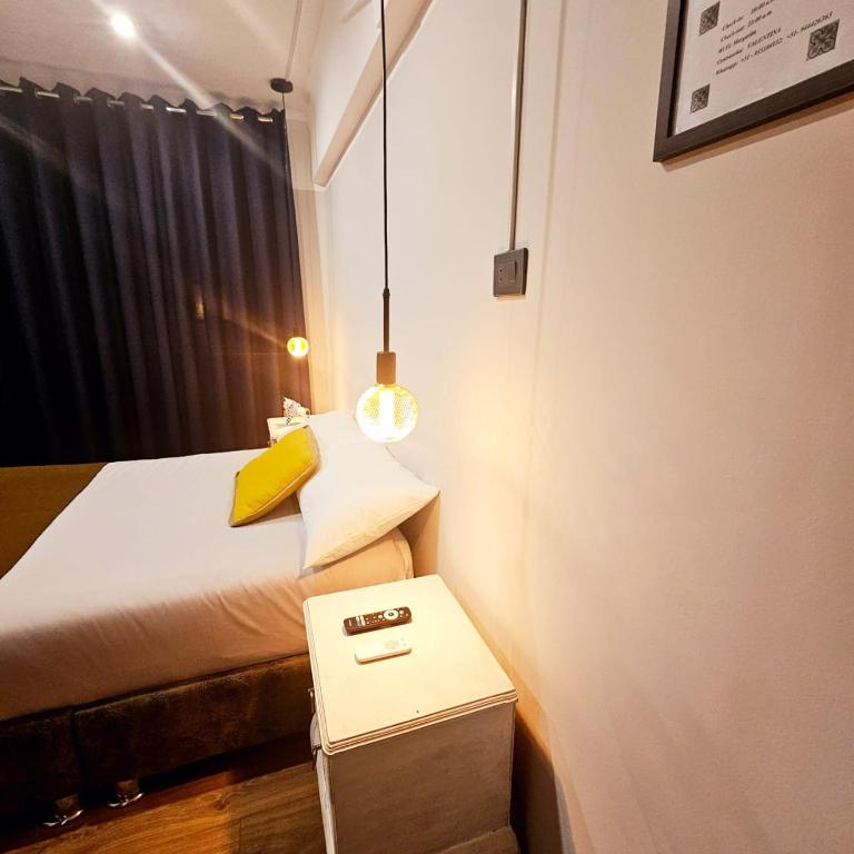 Postel nebo postele na pokoji v ubytování Margaritas