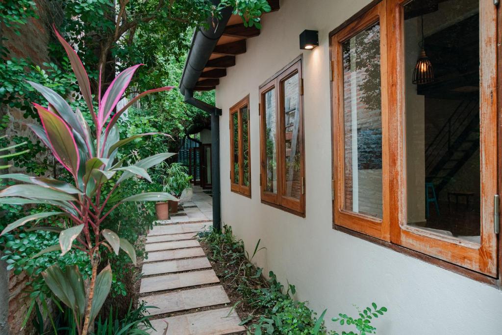 Zahrada ubytování Casa BuenaOnda Asunción