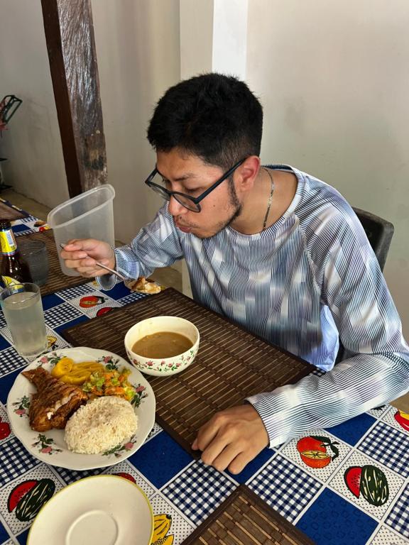 Comida en el campamento o alrededores