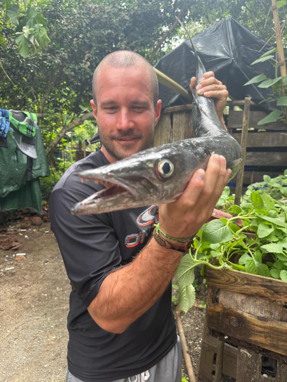 Huéspedes de la bamba, cabaña barracuda