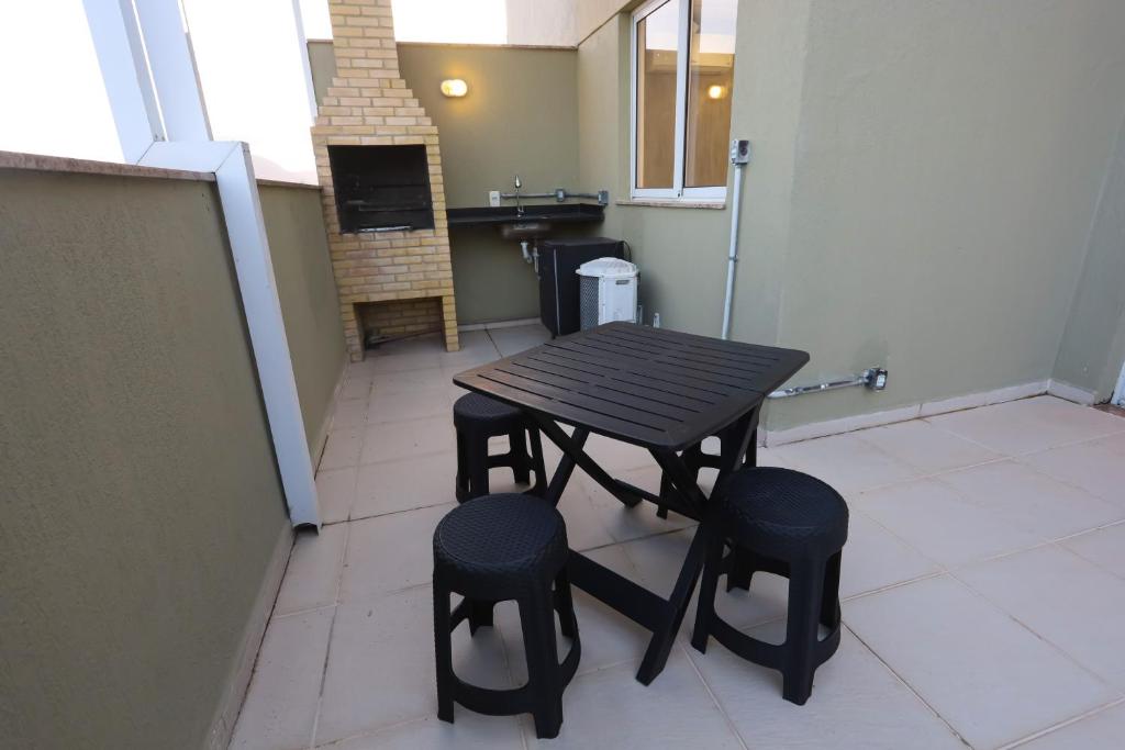 A kitchen or kitchenette at Cobertura Sublime Max
