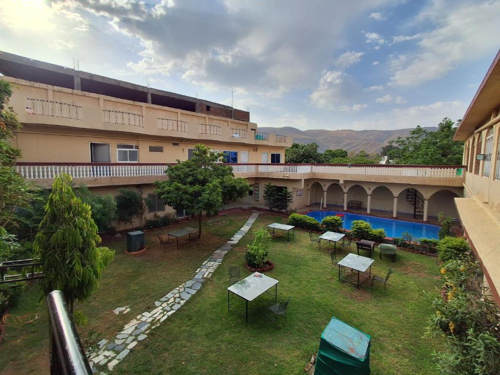 Zahrada ubytování Hotel Om Pushkar